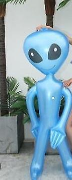 Slowmoose Pvc Alien Inflatable Green Doll -adult Toy 170cm blue-691