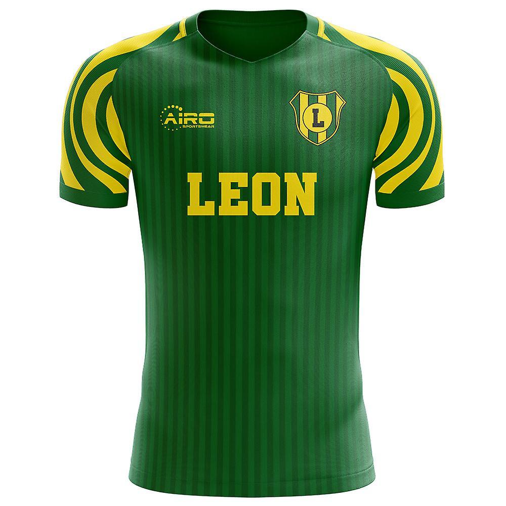 Airo Sportswear 2023-2024 Club Leon Home Concept Football Shirt - Little Boys Green SB 4/5yrs (104-110cm)