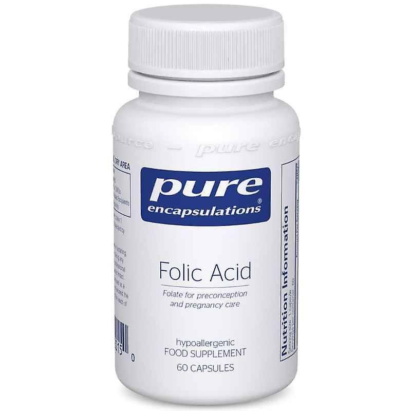 Pure Encapsulations Folic Acid Capsules 60