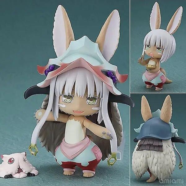 Visgaler 10cm Q Version Made In Abyss Anime Figure Nanachi Figma Pvc Action Figure Japanese Cute Model Toys Collection Doll Gifts 939 not box