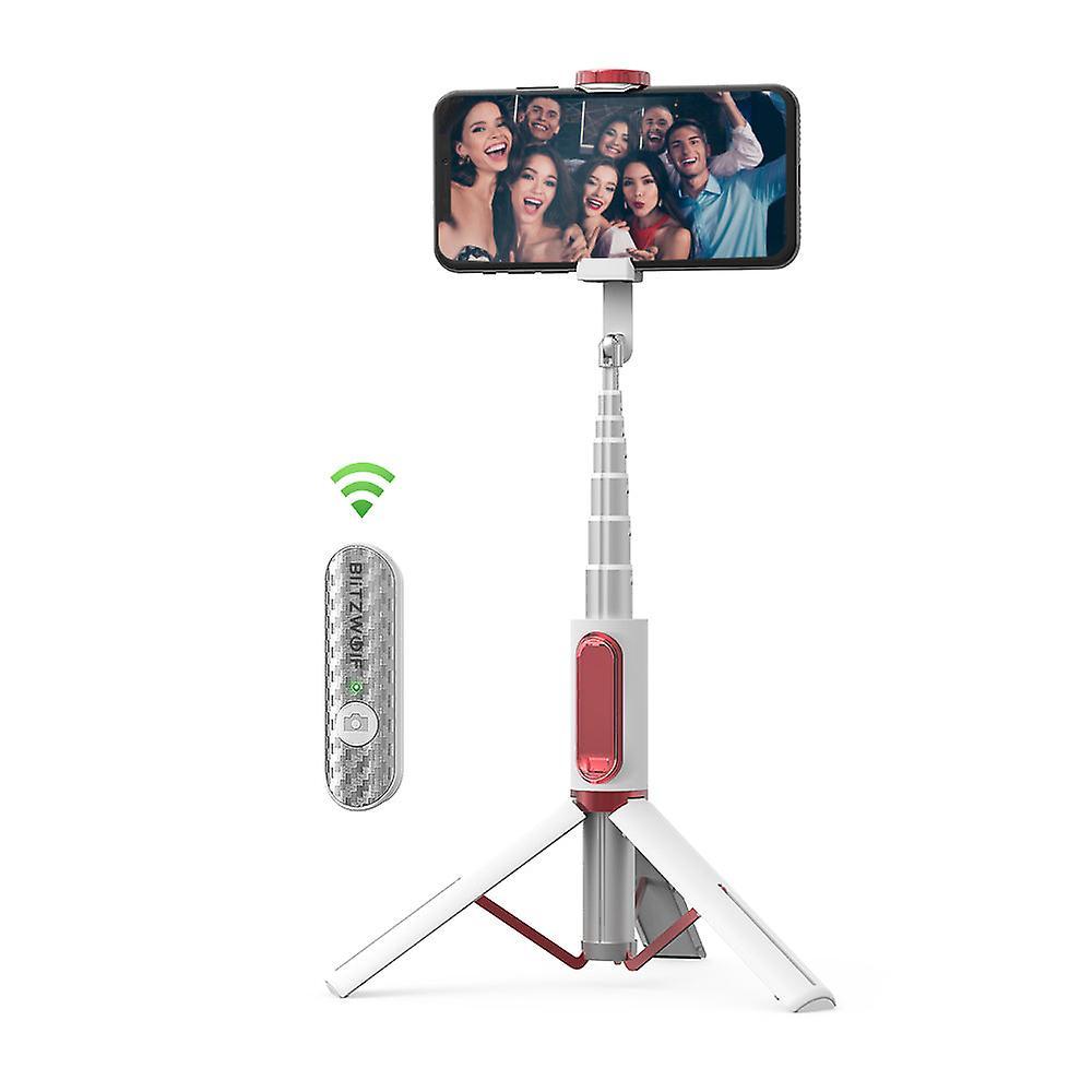 GreenZech All in one portable bluetooth selfie stick White