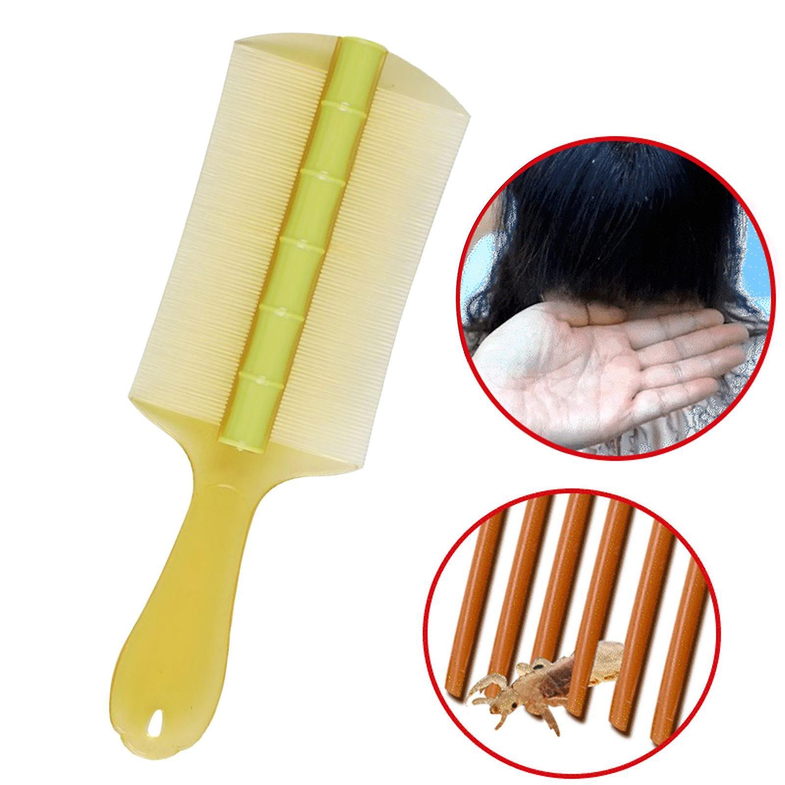 Kakanwo Lice Comb Fast Removal Of Lice Eggs Nits And Dandruff Beige Free Size