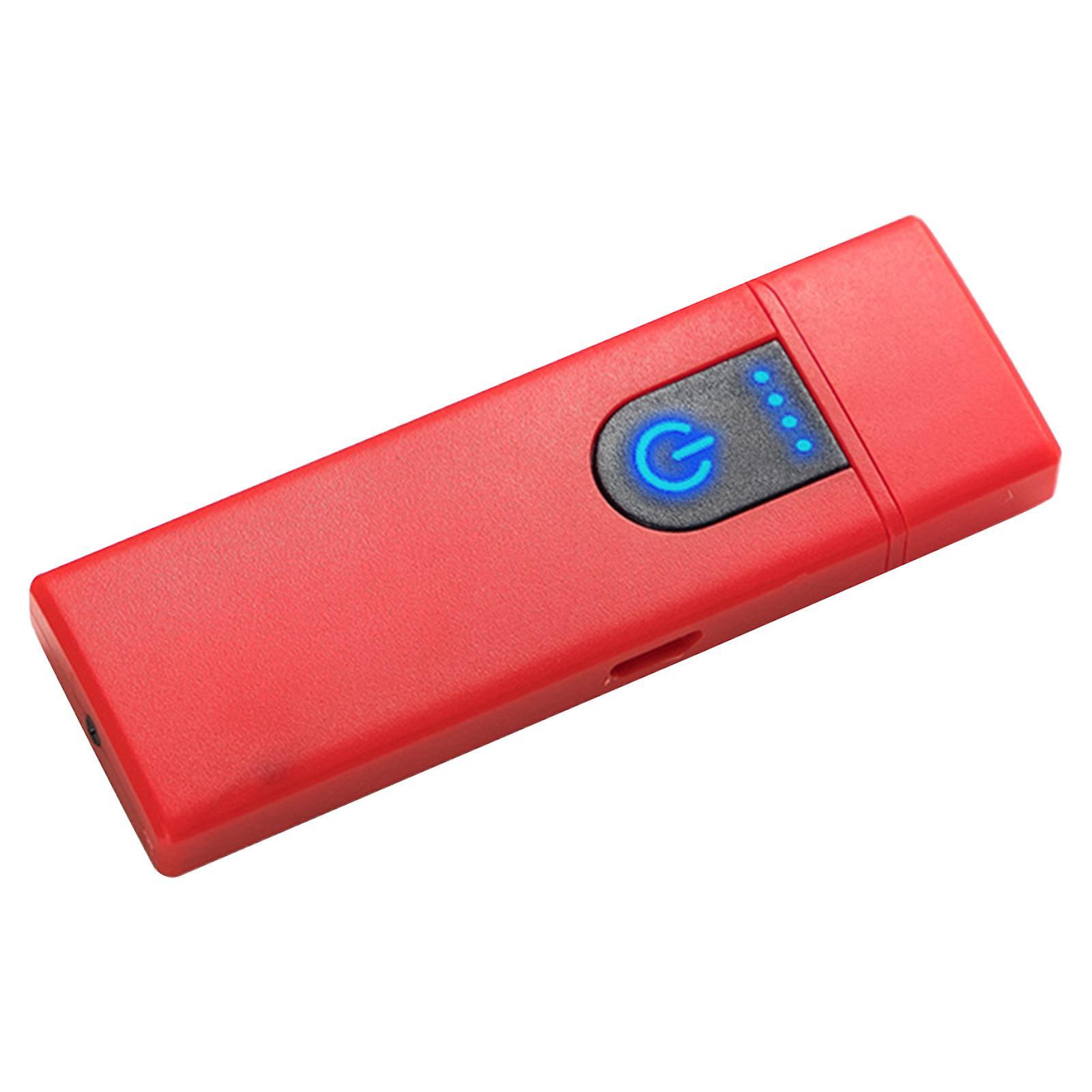 Taishh Usb Lighter Charging Touching Induction Heating Wire Personalized Charging Lighter Red