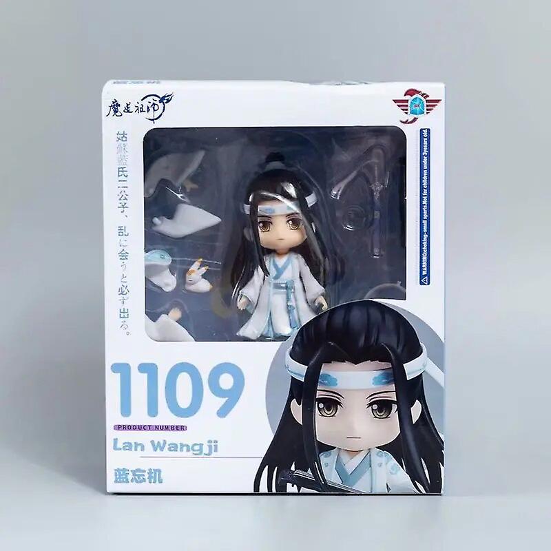 Visgaler 10cm Modaozushi Figure Wei Wuxian Lan Wangji Yilinglaozu Pvc Action  Figure Model Kawaii Collectible Toys 1190  in box