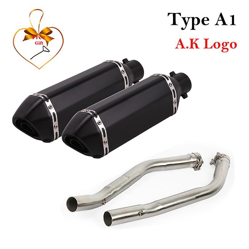 Muggys For Kawasaki Ninja Zx14r Zzr1400 2006 - 2016 Motorcycle Exhaust System Muffler Connector Link Mid Tip Pipe Tube Escape Db Killer Type A1