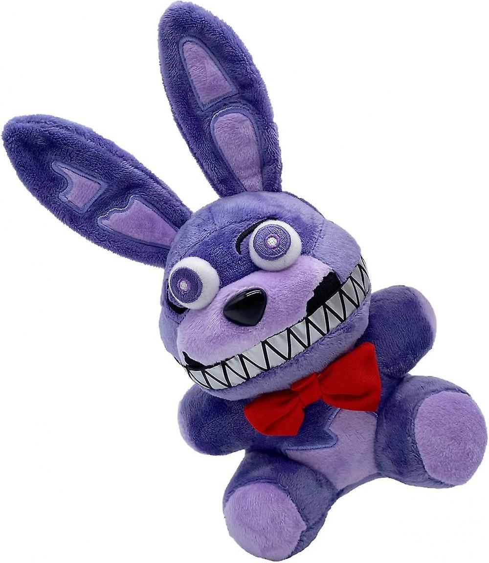 Ssrg Five Nights at Freddy's Nightmare Bonnie Plush Toy Suitable for Collection, Plushies Stuffed Doll 7 (Purple Bonnie Rabbit)