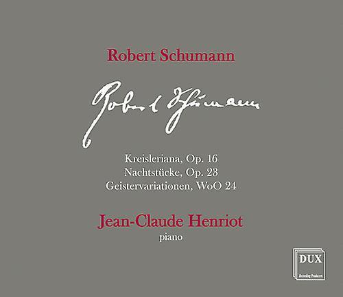 Dux Recording Prod. Schumann / Henriot - Kreisleriana 16  [COMPACT DISCS] USA import