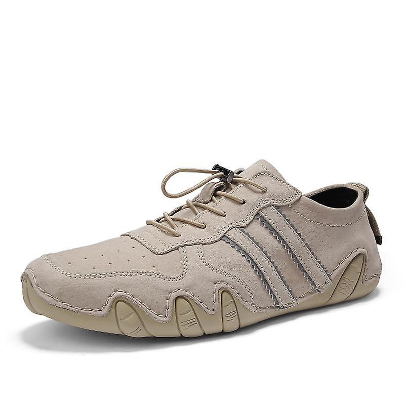 Mickcara Men's 20219 V12 Sneakers Khaki Us6.5/eu39