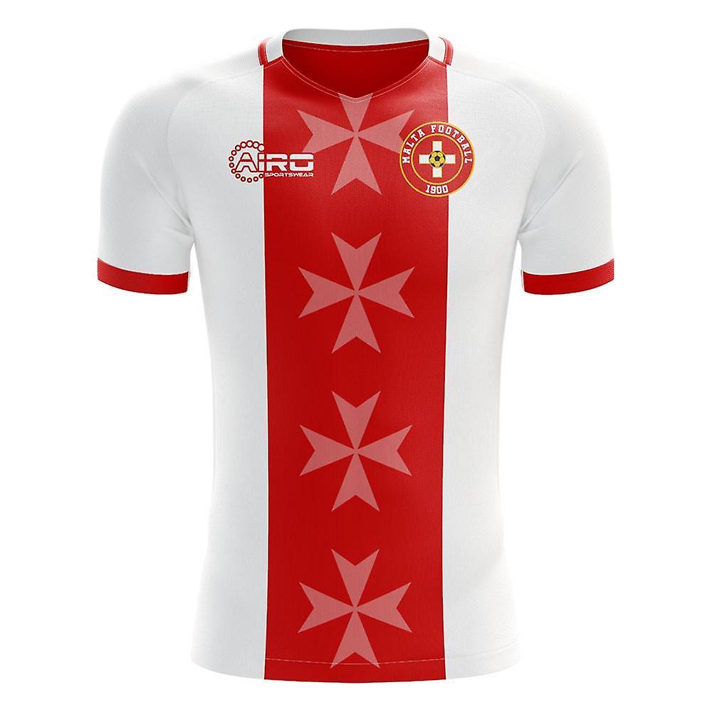 Airo Sportswear Malta 2024-2025 Home Concept Football Kit (Airo) White L