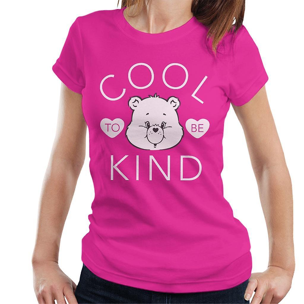 Care Bears Tenderheart Bear Cool To Be Kind Women's T-Shirt Hot Pink Medium