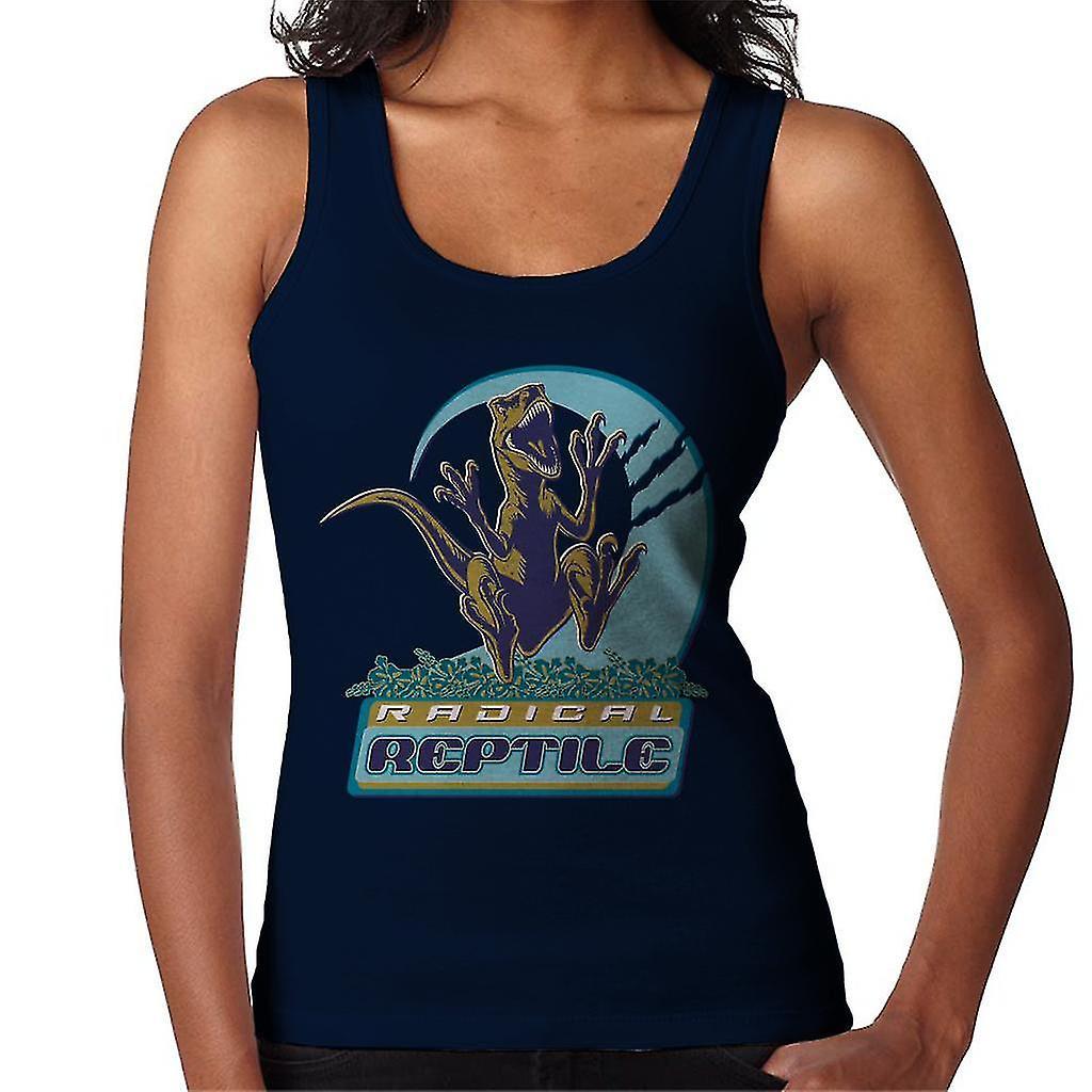 Jurassic Park Radical Reptile Women's Vest Navy Blue XX-Large