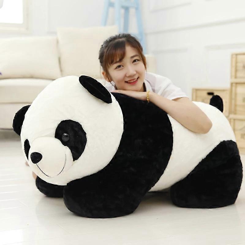 Redkid 70cm Kawaii Baby Fat Giant Panda Bear Short Plush Stuffed Animal Doll Animals Toy Pillow Cartoon Kawaii Dolls Girls Lover Gifts 40cm