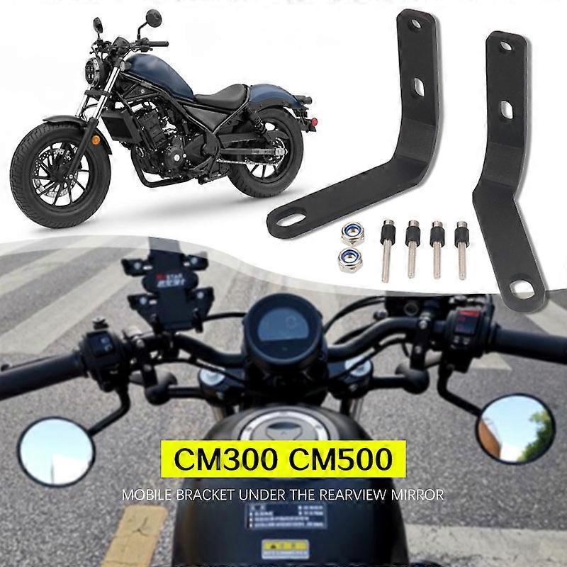 Redkid For Honda Rebel CMX500 CMX300 CMX 300 500 2017-2023 2022 2021 2020 Rearview Mirror Move Down Mount Bracket Extend Holder