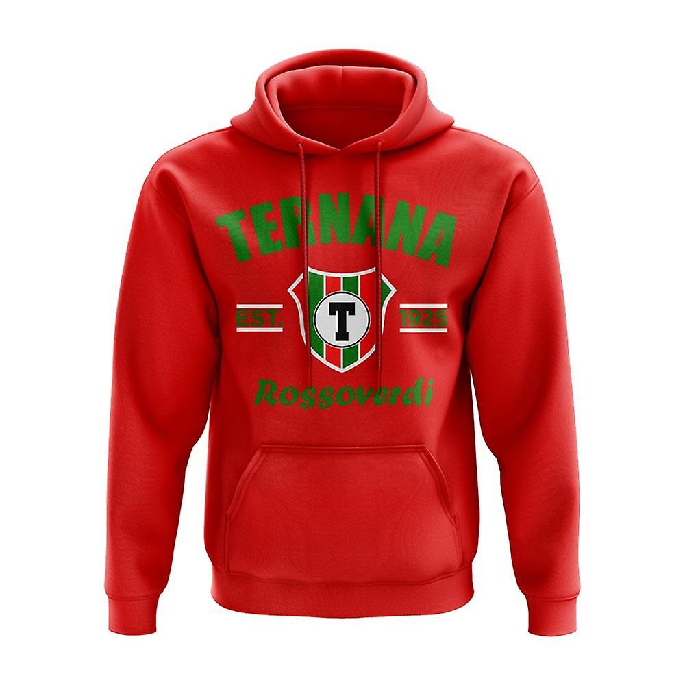 UKSoccerShop Ternana Established Hoody (Red) XLW