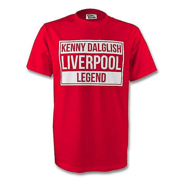 Gildan Kenny Dalglish Liverpool Legend Tee (red) Womens L (Size 14 - 36 inch Chest)