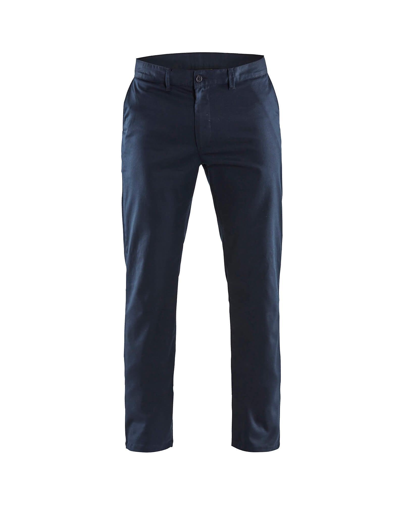 Blaklader 1465 work chinos stretch - mens (14651830) Dark navy blue