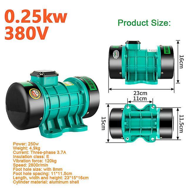 Mickcara 250W/370w/550w 220/380v Attached Plate Vibrator Single 3 Phase Cement Concrete Vibration Motor A