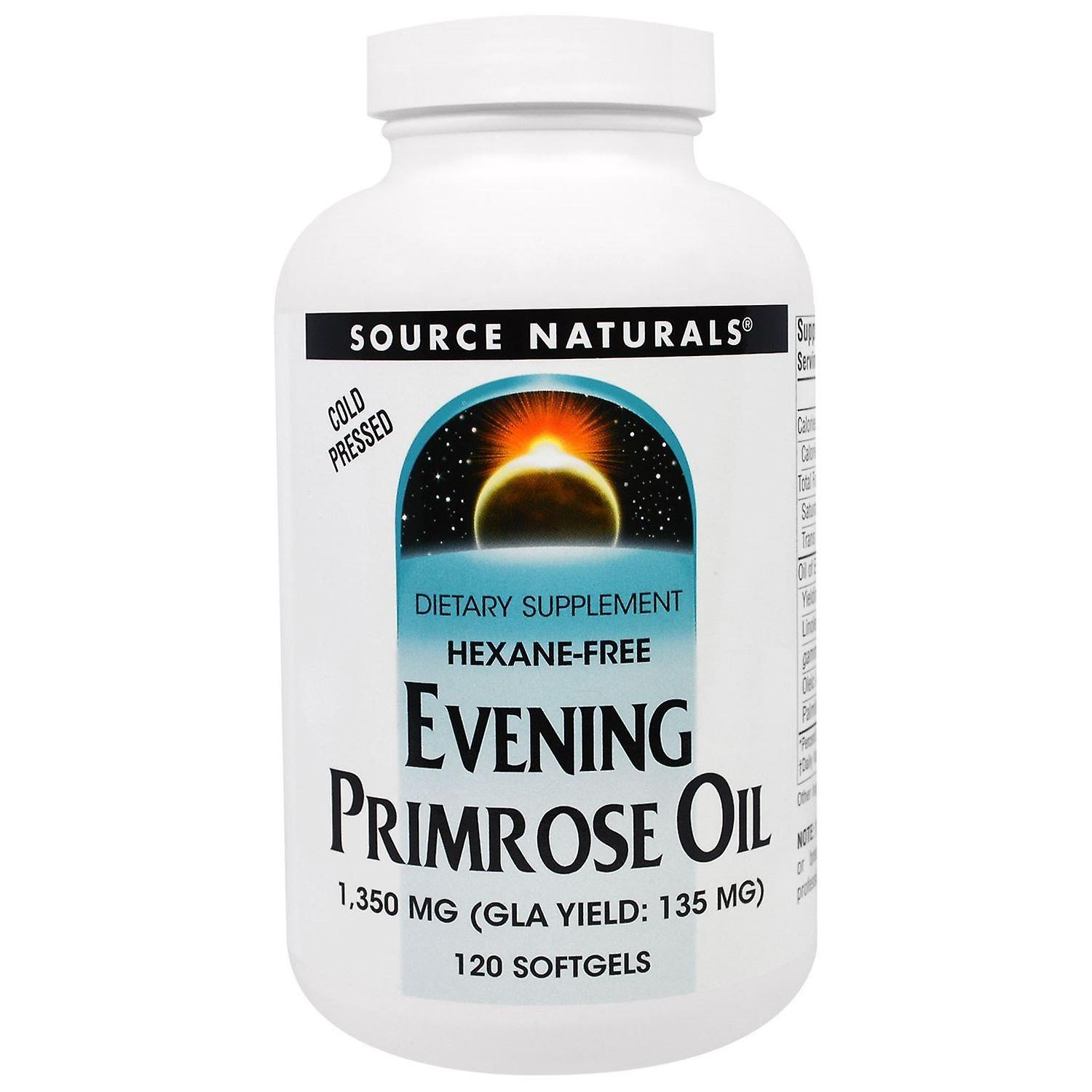 Source Naturals, Evening Primrose Oil, 1,350 mg, 120 Softgels