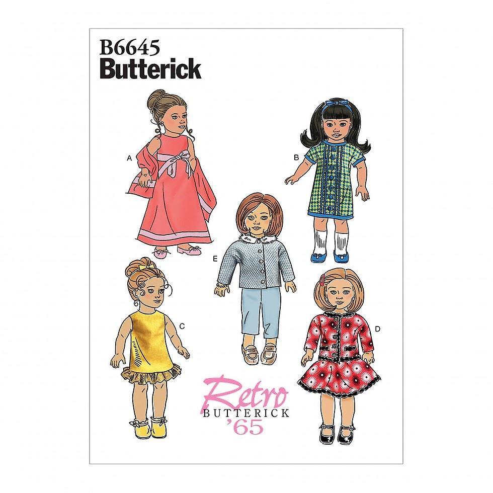 Butterick Paper Sewing Pattern 6645