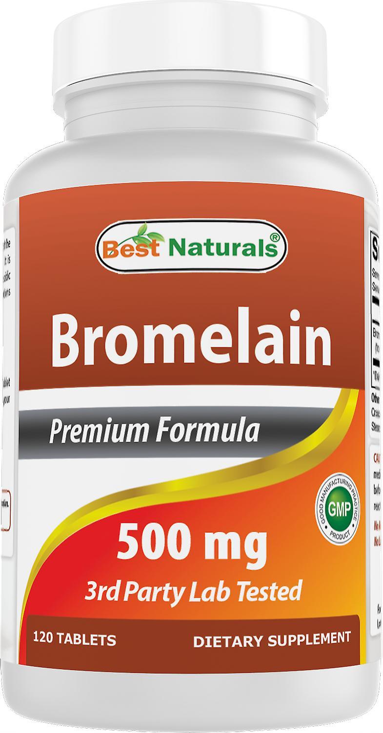 Best naturals bromelain 500 mg 120 tablets