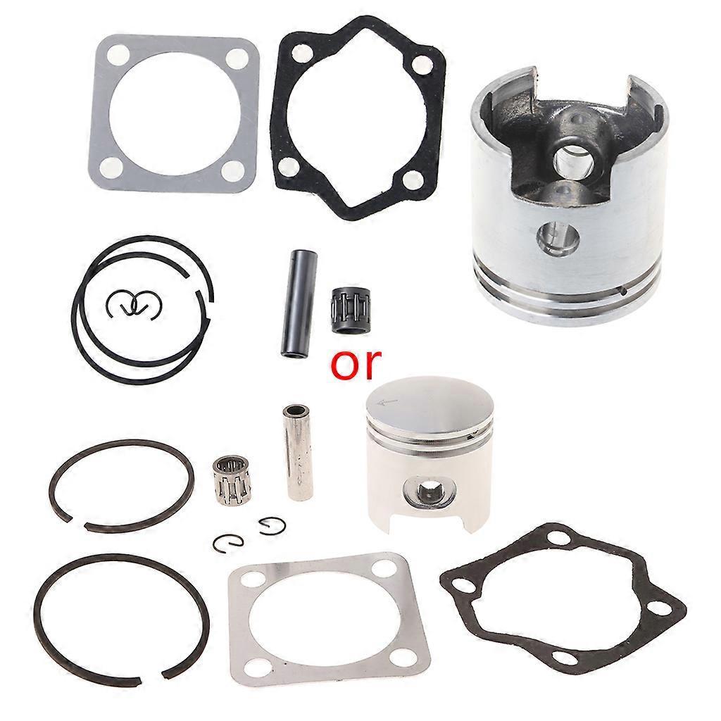 Unbrand 2 Stroke 66cc 80cc Motorized Bike Engine Rebuild Kit Cylinder Piston Silver