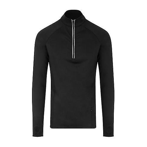 AWDis Just Cool Mens Cool-Flex Half Zip Top Jet Black XXL