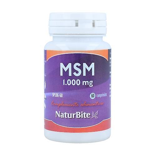 Naturbite MSM 60 tablets of 1000mg