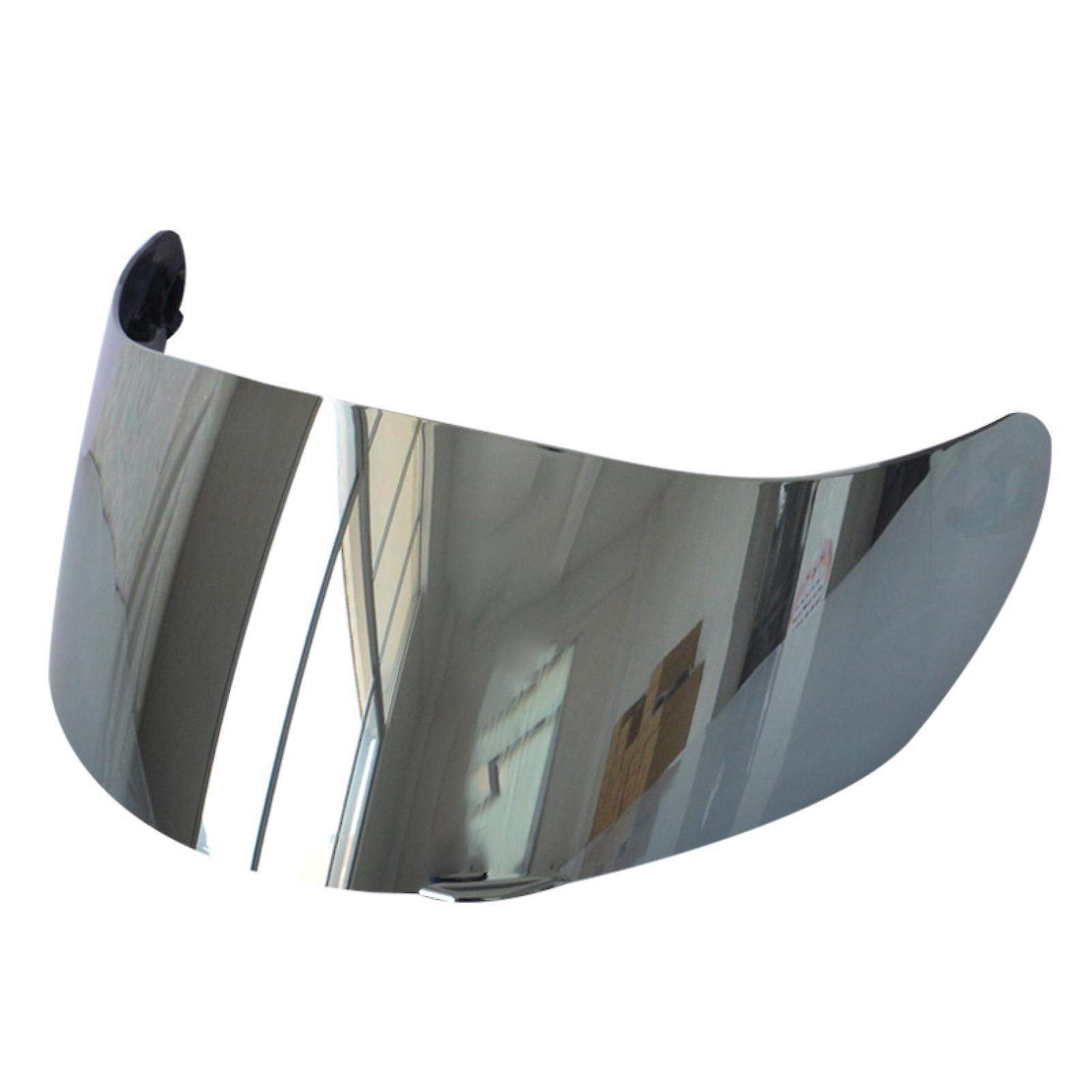 newmerun Motorcycle Helmet Visor Sun Protection Half Helmet Lens for AGV K1 K3SV K5 Electroplating Silver