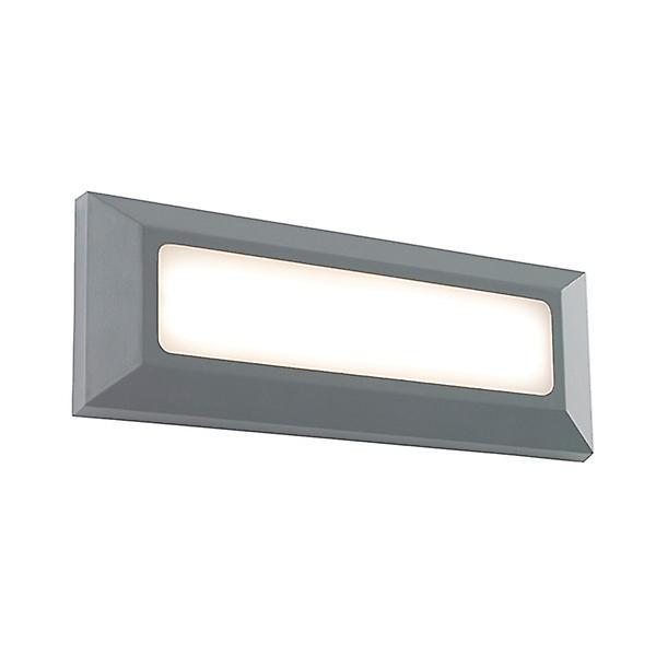 Saxby Lighting (Poole) Severus Outdoor Integrated LED Landscape Direct IP65 3W Grey Abs Plastic & Frosted Pc