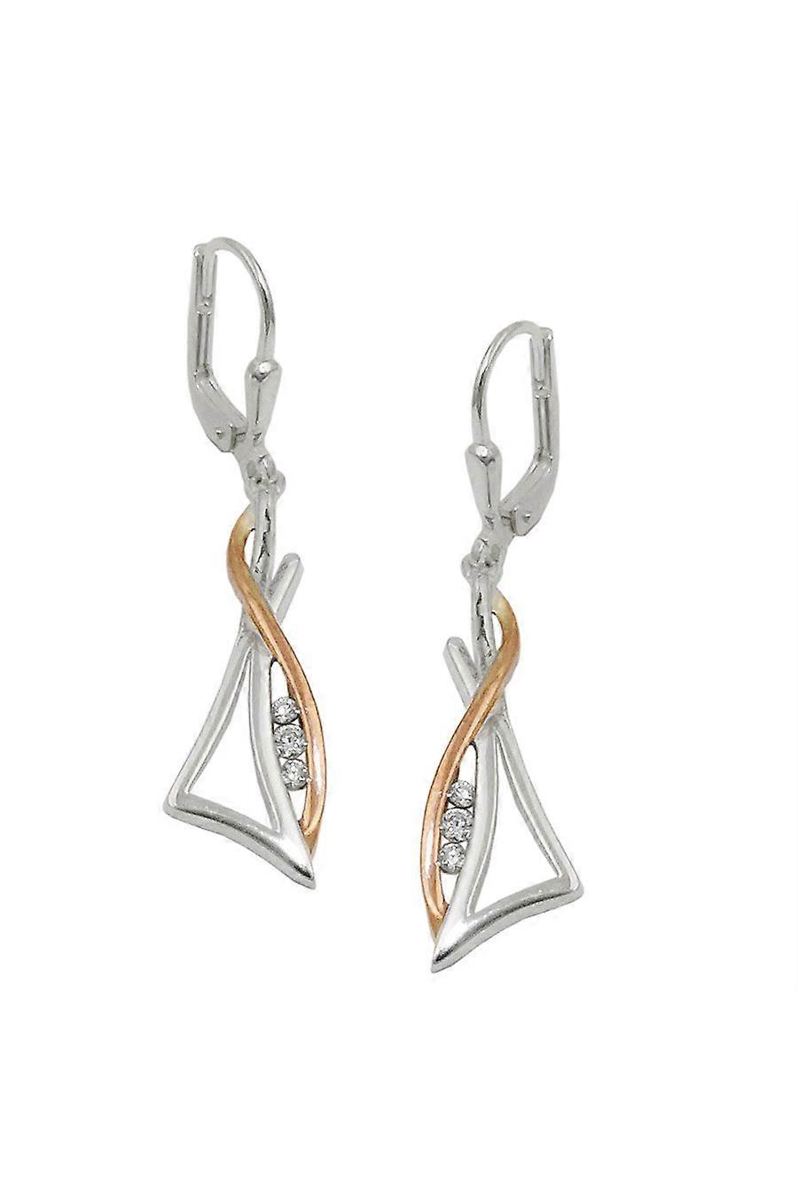 Gallay Leverback Earrings Zirconia Silver 925 - Gl93665