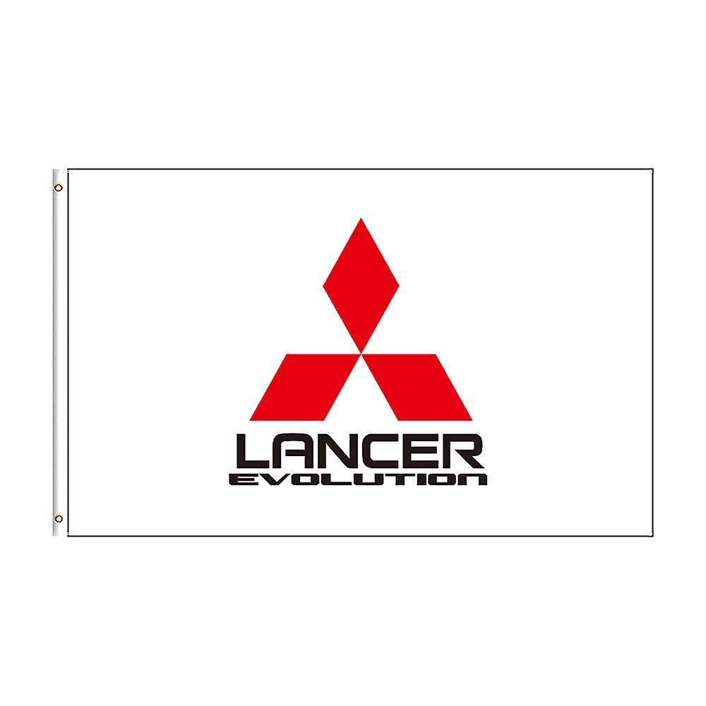 Bicaco 3x5 Ft Mitsubishi Lancer Evolution Flag Polyester Printed Car Racing Banner For Decor 150x240cm B-808