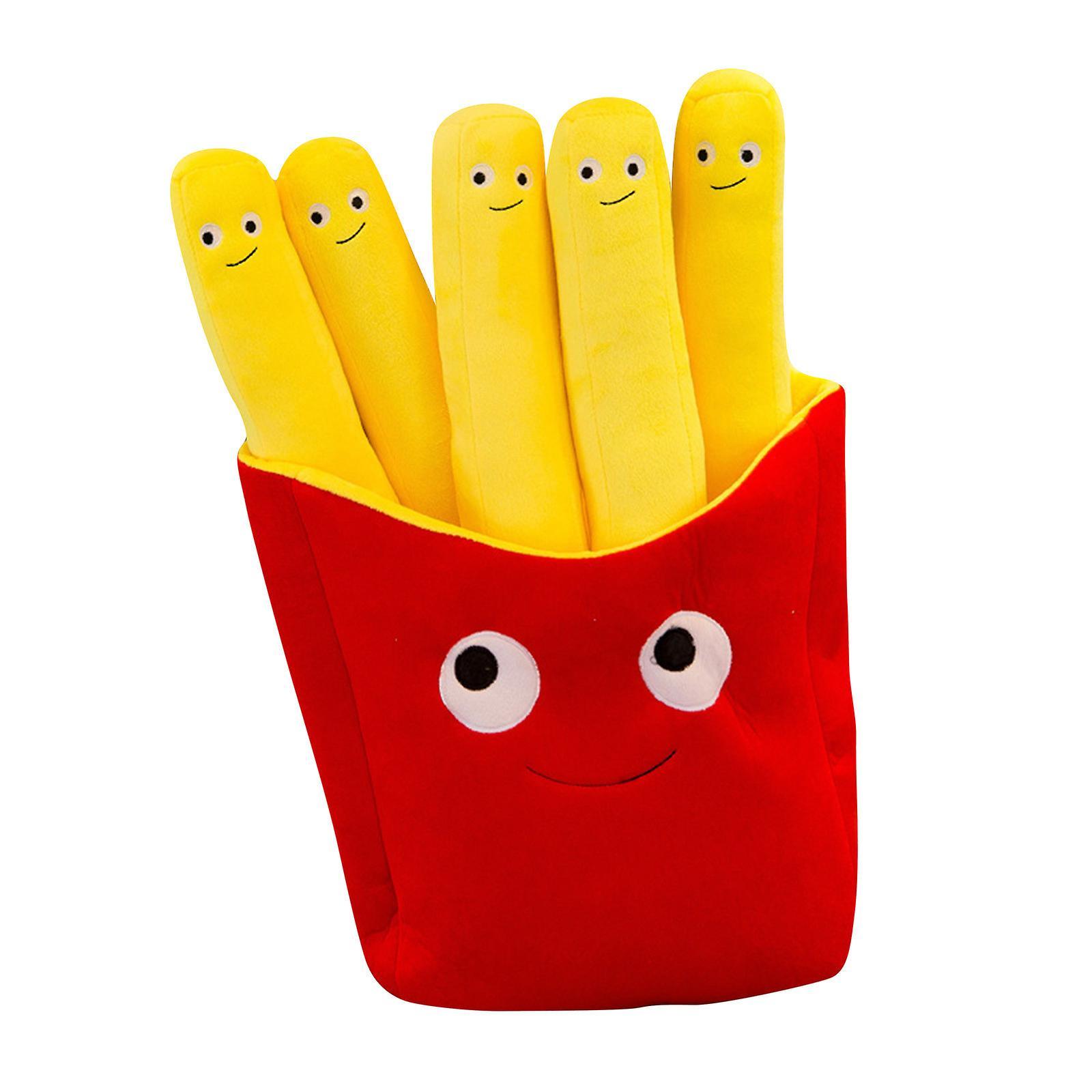 Baodan French Fries Pillow Toy Creative Cartoon Simulation Plush Doll Photography Props Sofa Cushion