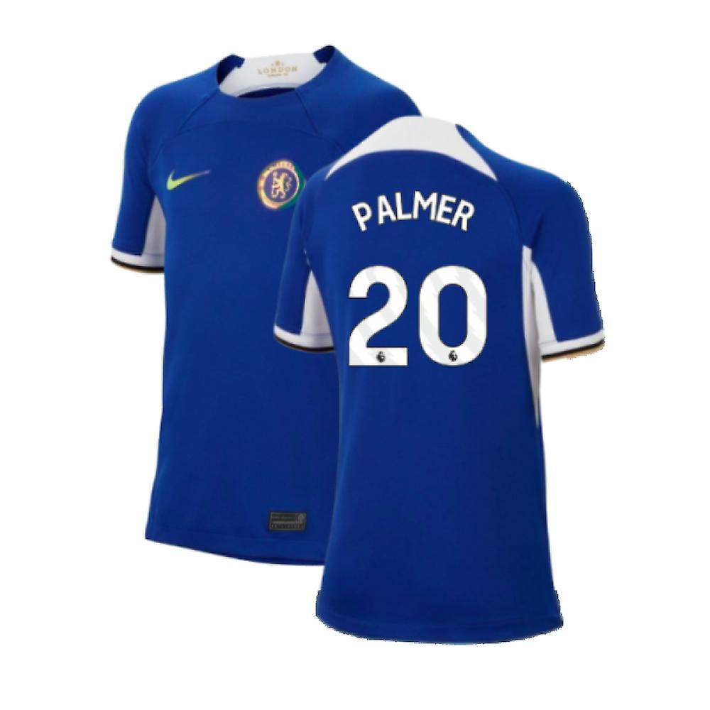 Nike 2023-2024 Chelsea Home Shirt (Kids) (Palmer 20) Blue SB 25-27 inch Chest (66/69cm)