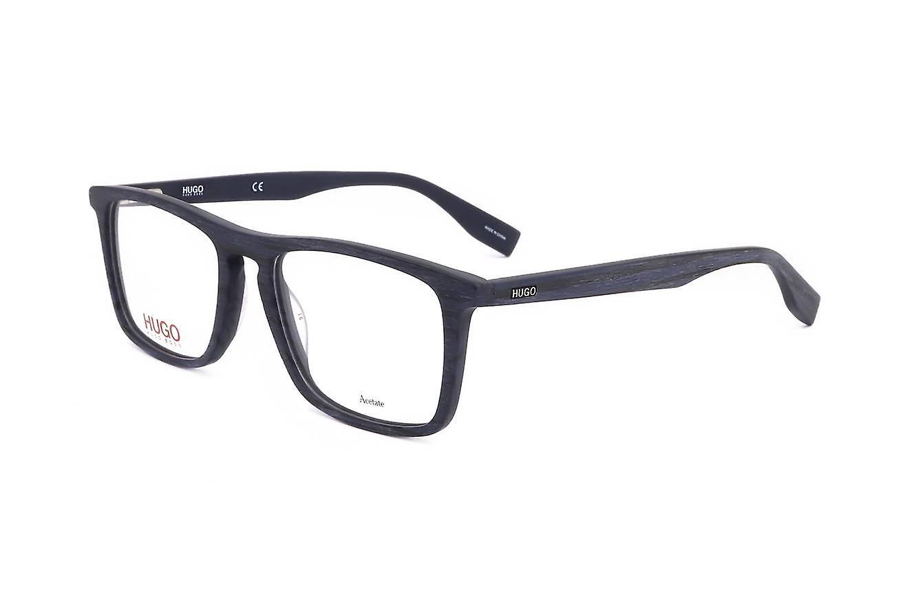 Eyewear Frames Hugo HG 0322 2WF MATTE BLUE WOOD 52/18/145 MAN 52 mm