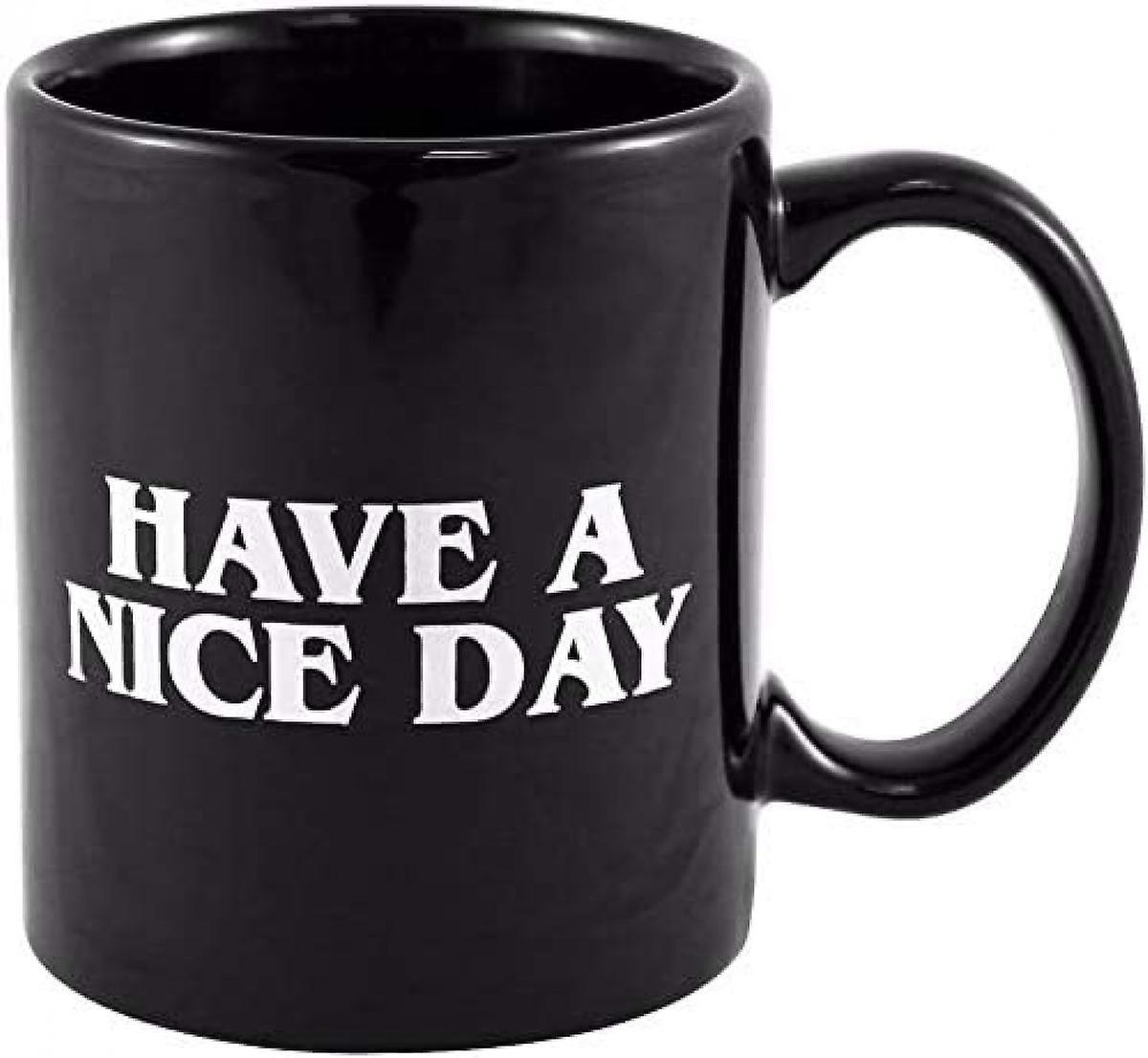 SSRGV Have A Nice Day Coffee Mug Middle Finger Funny Cup for Coffee Milk Juice