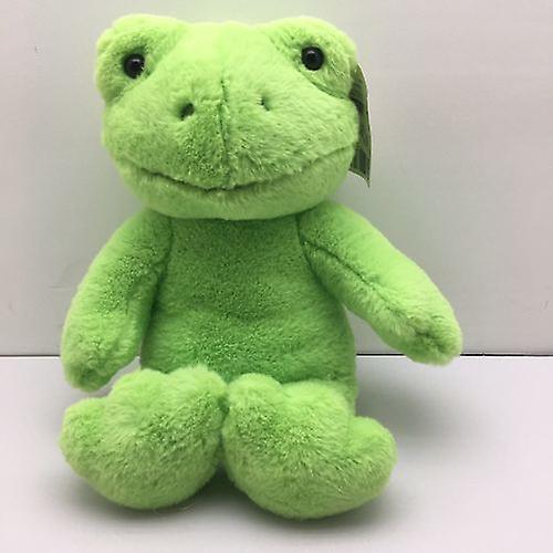 Stuffed Animals 40cm Green Frog Plush Toy Build A Bear Soft Stuffed Frog Plushie Figure Doll Stuffed Doll High-grade Children Gift Room Decor