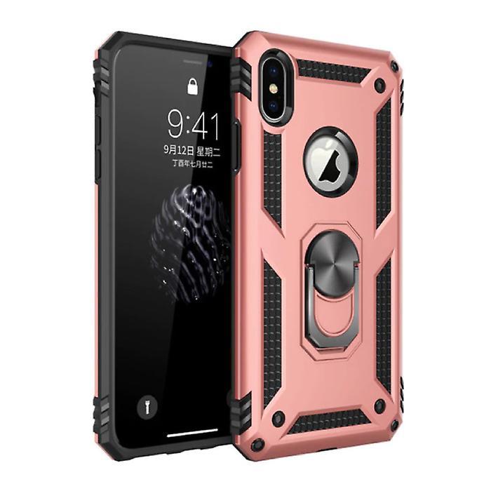 R-JUST iPhone 6S Case - Shockproof Case Cover Cas TPU Pink + Kickstand