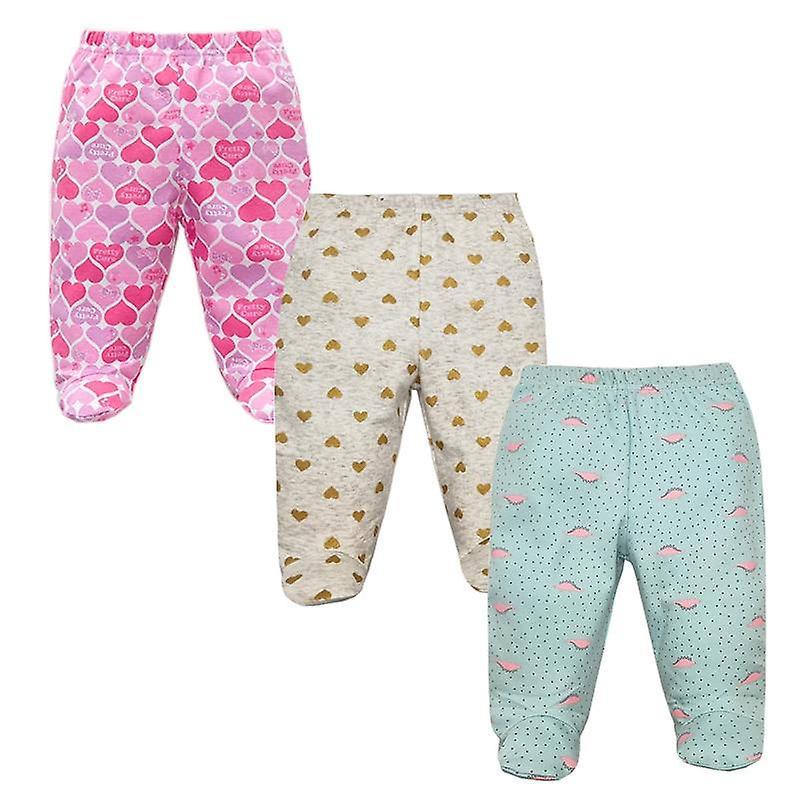 Slowmoose Footed Baby Pants, 100% Cotton Clothes 6M