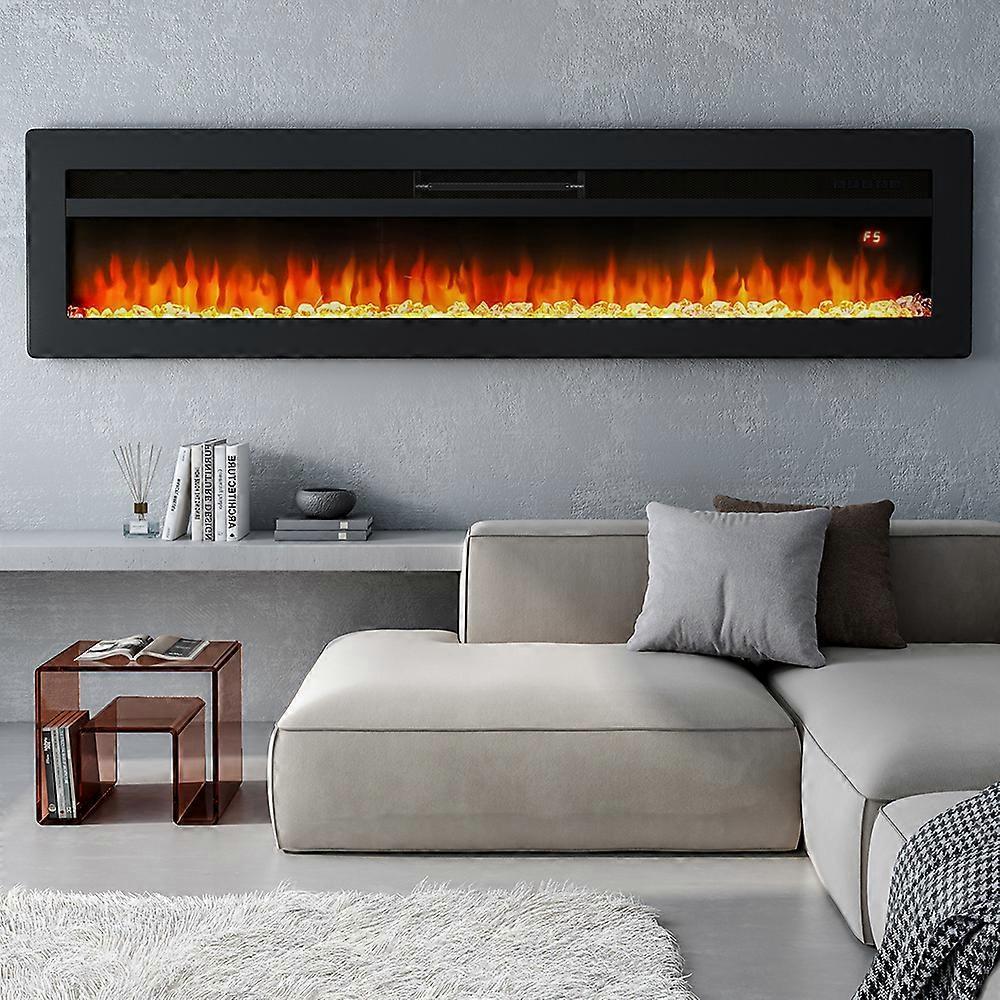 Living And Home Wall Mounted Electric Fireplace With Remote Control