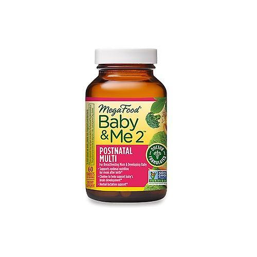 MegaFood Baby & Me 2 Postnatal Multi, 60 Tabs (Pack of 1)