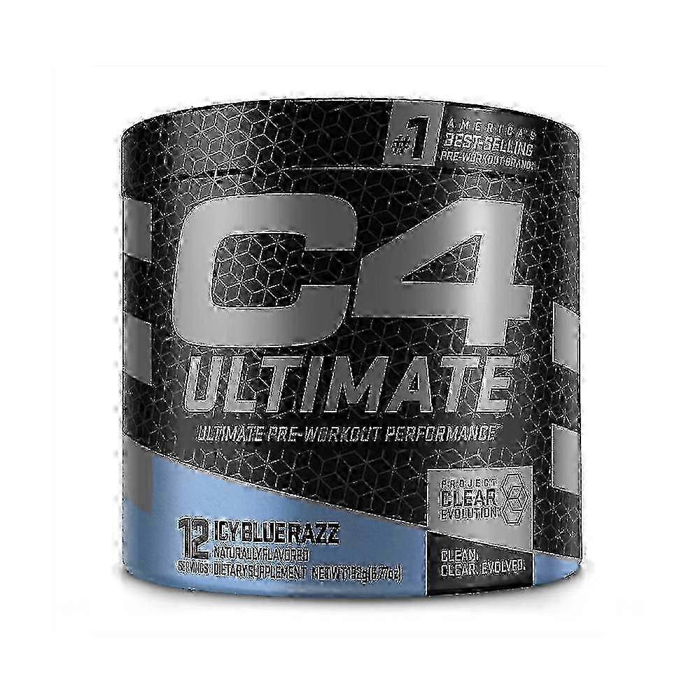 C4 Ultimate Pre Workout Powder, Icy Blue Razz, 6.77 Oz