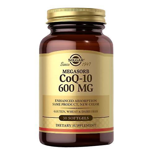 Solgar Megasorb CoQ-10, 600 mg, 30 S Gels (Pack of 1)