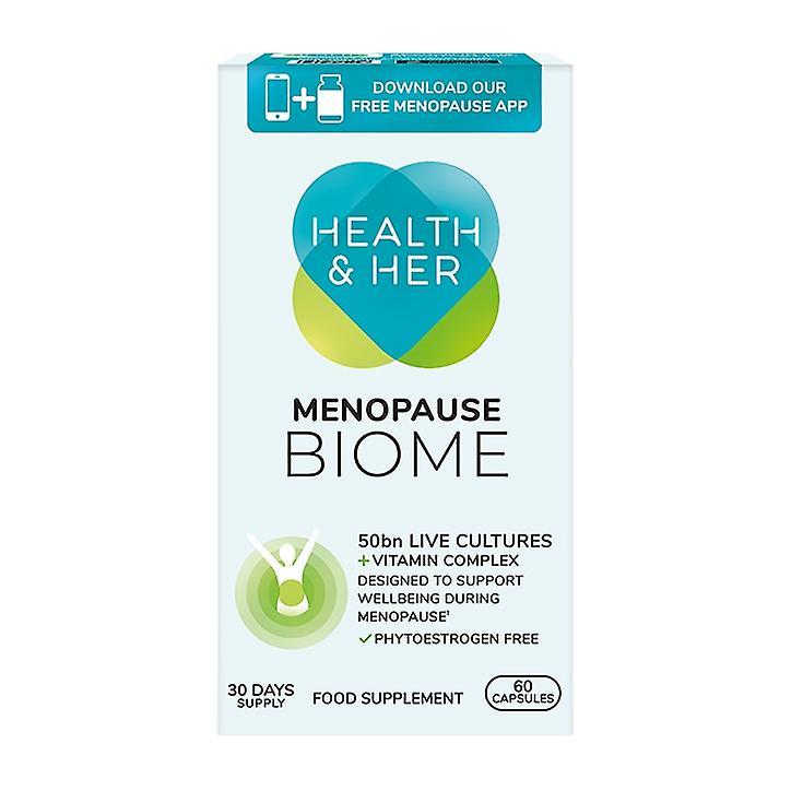 Health & Her Peri Menopause Biome Food Supplement 60 Capsules