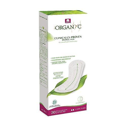 Organyc Extra long panty liners 20 units