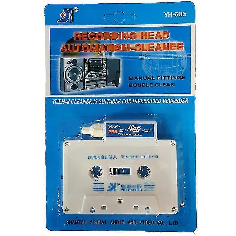 Viewleaf Top Line Audio Cassette Tape Head Cleaner Audio Cassette Tape Player Wet/dry Head Cleaner