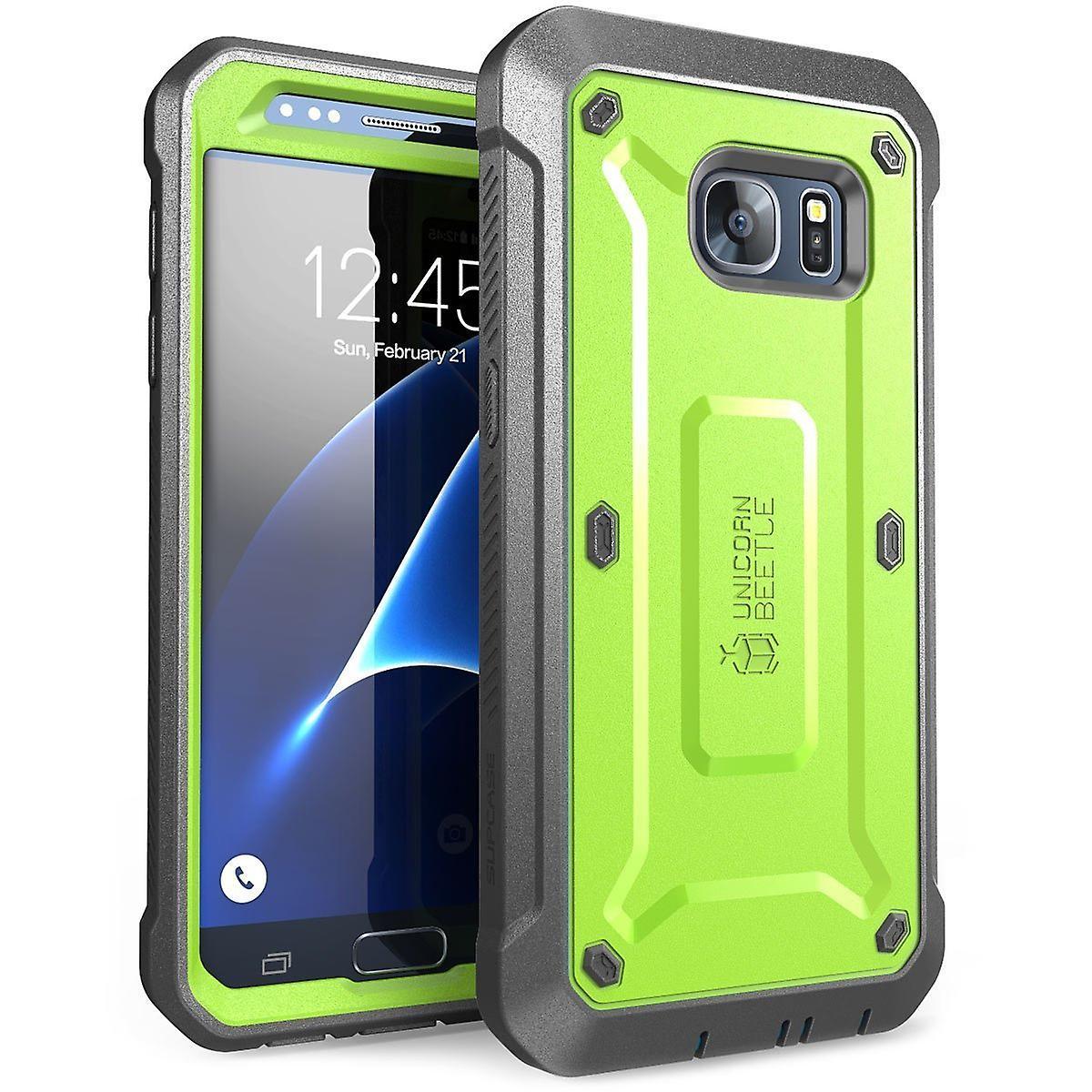 Supcase Galaxy S7 Unicorn Beetle Pro Full Body Rugged Holster Case-Green