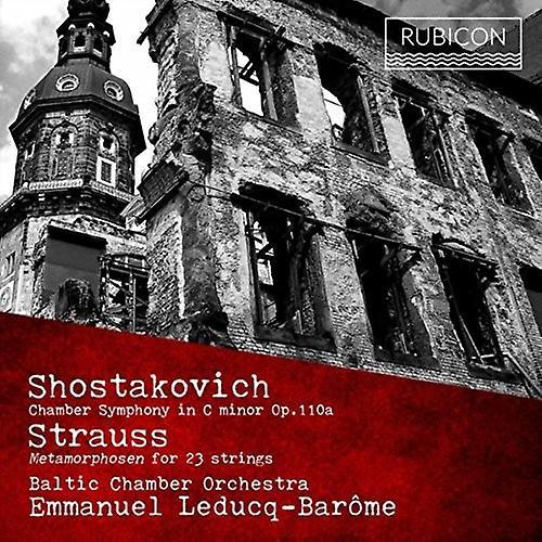 Rubicon Strauss / Shostakovich / Emmanuel Leducq-Barome - Shostakovich: Chamber Symphony No.1/Strauss: Metamorphosen  [COMPACT DISCS] USA import