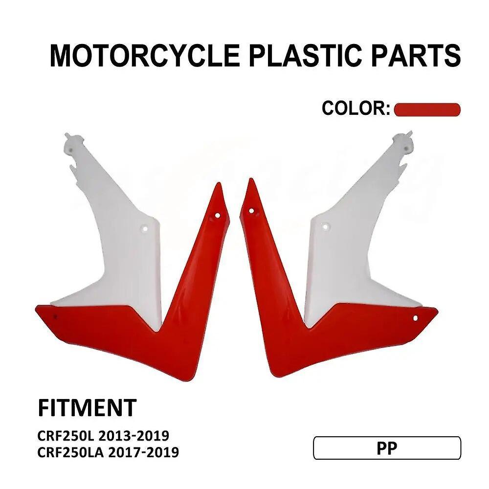 Scitoo Motorcycle PP Plastic Front Side Fuel Gas Tank Cover For HONDA CRF250L 2013-2019 CRF250LA 2017-2019 CRF 250L 250LA 2017-2019