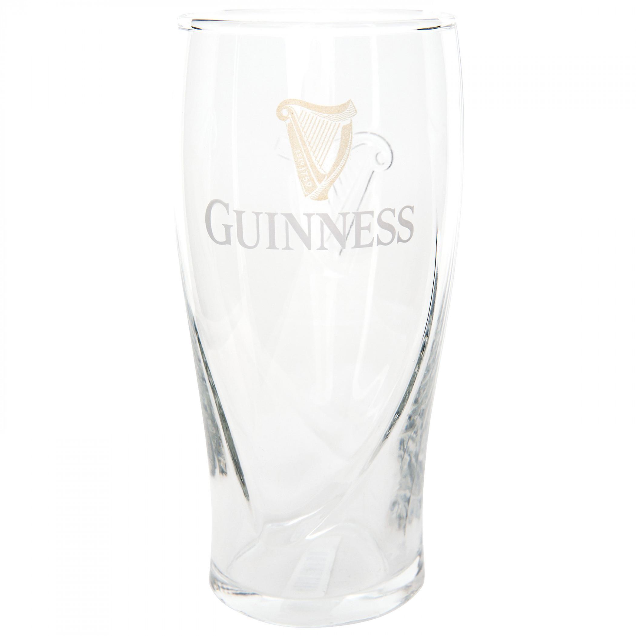 Beers Guinness Logo 16.9oz Pint Glass Clear