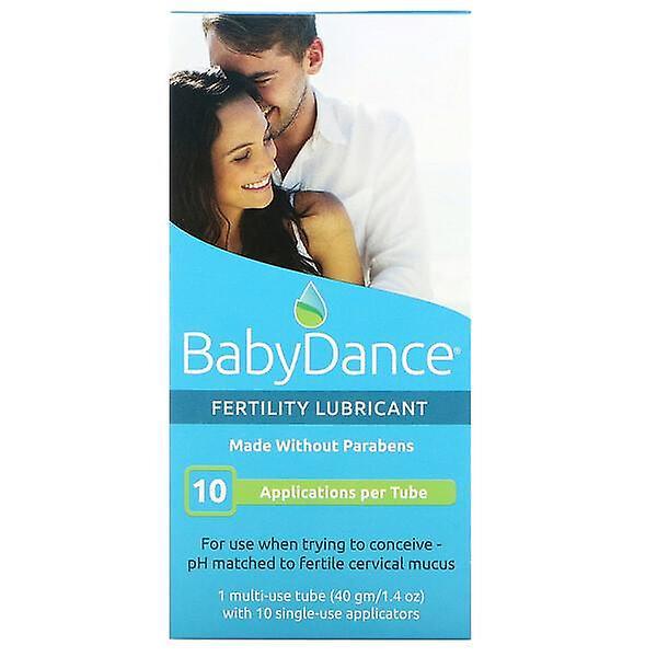 Fairhaven Health, Baby Dance, Fertility Lubricant, 1 Multi-Use Tube With 10 Single-Use Applicators